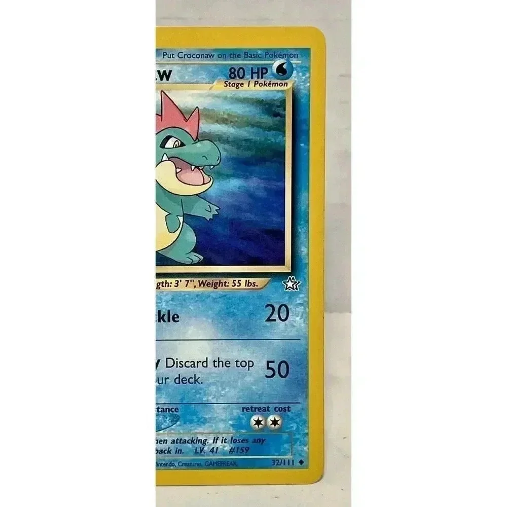 Croconaw‎ 32/111 Unlimited Neo Genesis Pokemon Card WOTC 2000 Vintage NM